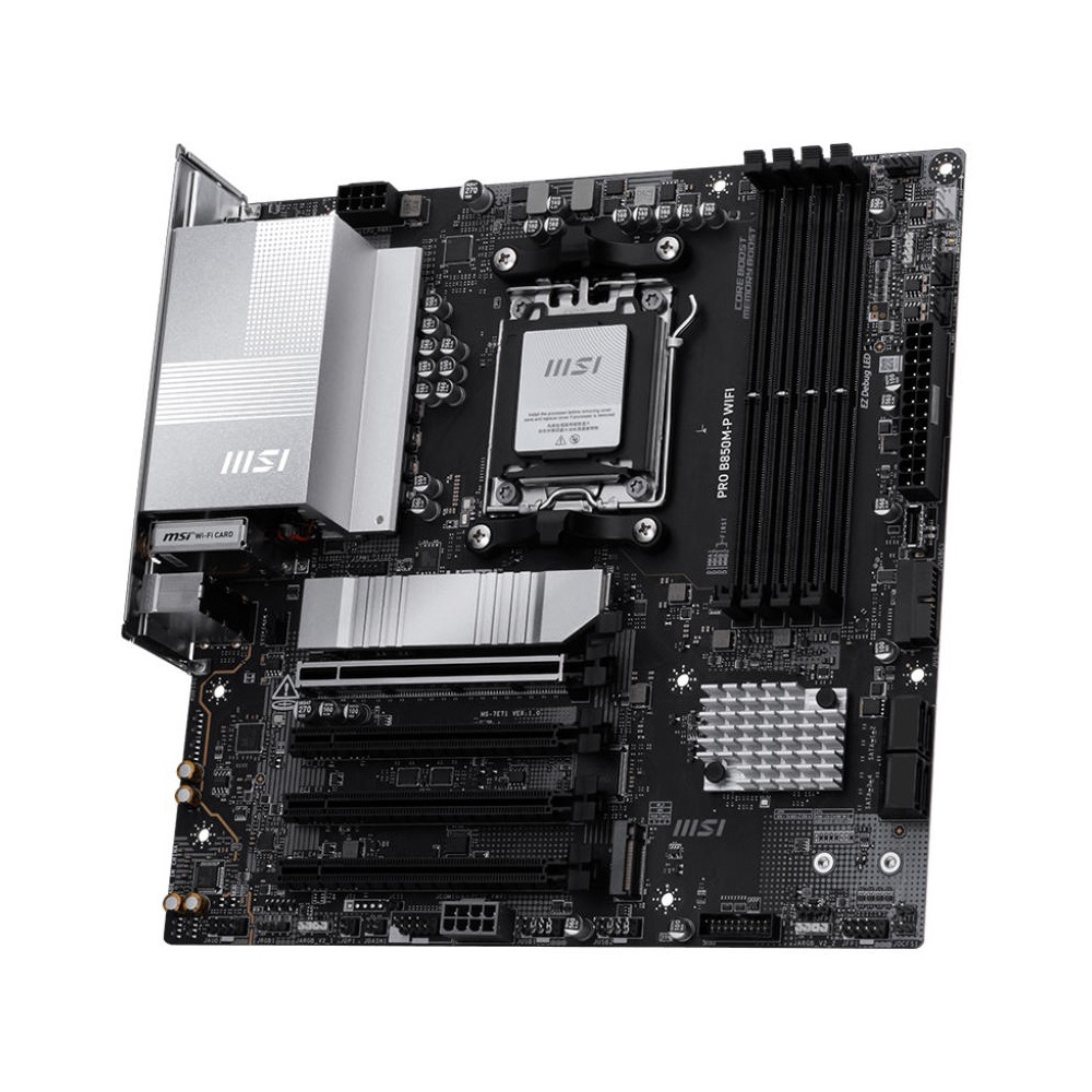 დედა დაფა MSI 911-7E71-001 PRO B850M-P WIFI, AM5, DDR5, 256GB