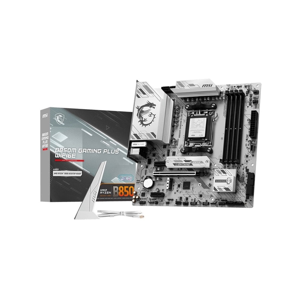 დედა დაფა MSI 911-7E81-002 B850M GAMING PLUS WIFI6E, AM5, DDR5, 256GB