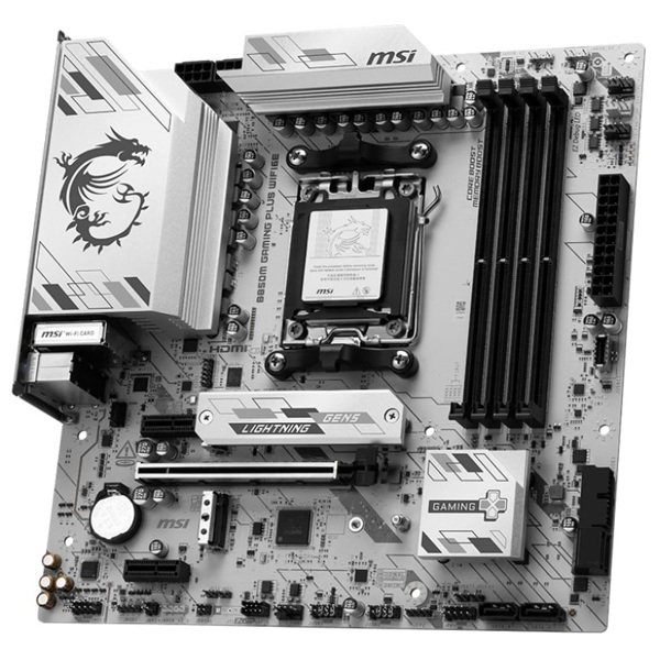 დედა დაფა MSI 911-7E81-002 B850M GAMING PLUS WIFI6E, AM5, DDR5, 256GB