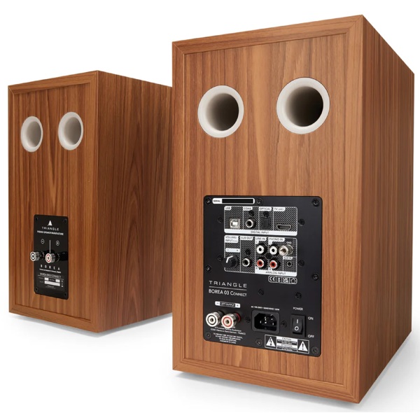 Speakers Triangle Borea connect 03, 120W, Bluetooth, TV ARC, USB, APTX-HD, PHONO, COAX, Optical, RCA, 3.5mm, Oak