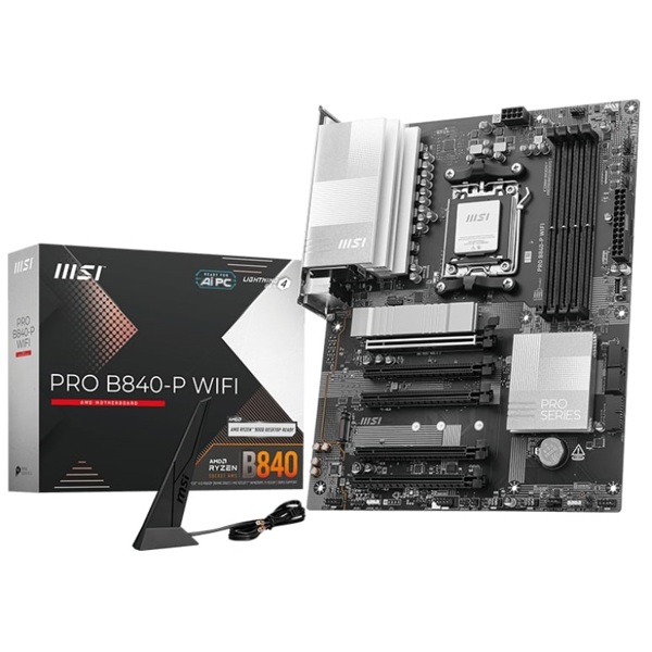 დედა დაფა MSI 911-7E57-001 PRO B840-P WIFI, AM5, DDR5, 256GB