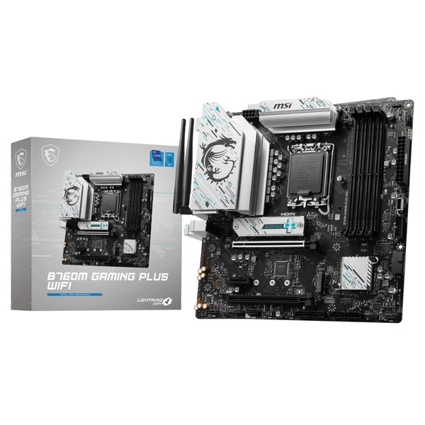 Motherboard MSI 911-7D99-060 B760M GAMING PLUS WIFI, LGA1700, DDR5, 256GB
