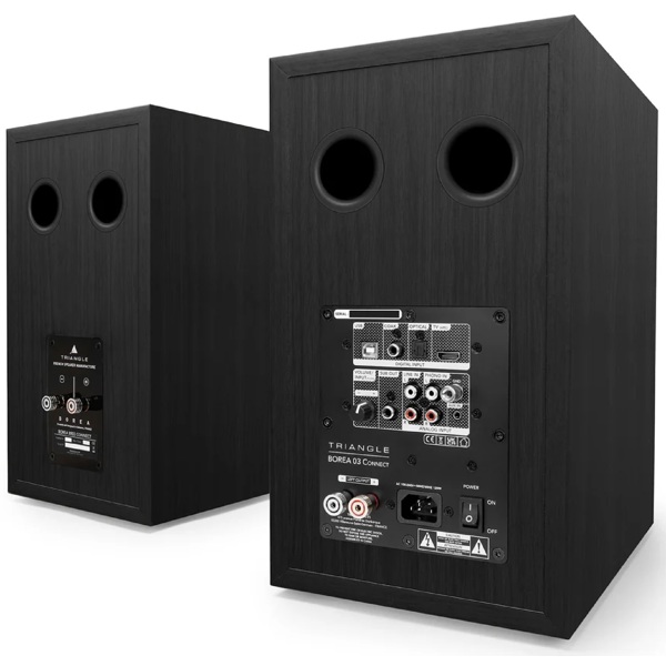 Speakers Triangle Borea connect 03, 120W, Bluetooth, TV ARC, USB, APTX-HD, PHONO, COAX, Optical, RCA, 3.5mm, Black	