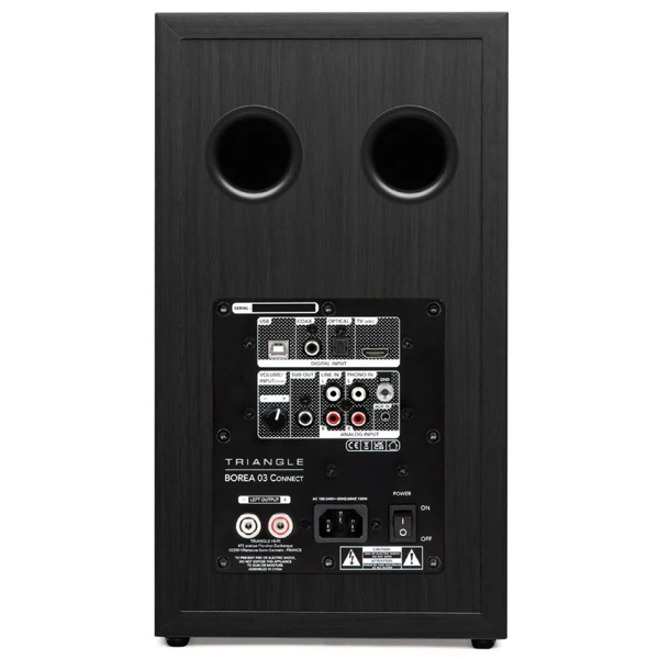 Speakers Triangle Borea connect 03, 120W, Bluetooth, TV ARC, USB, APTX-HD, PHONO, COAX, Optical, RCA, 3.5mm, Black	