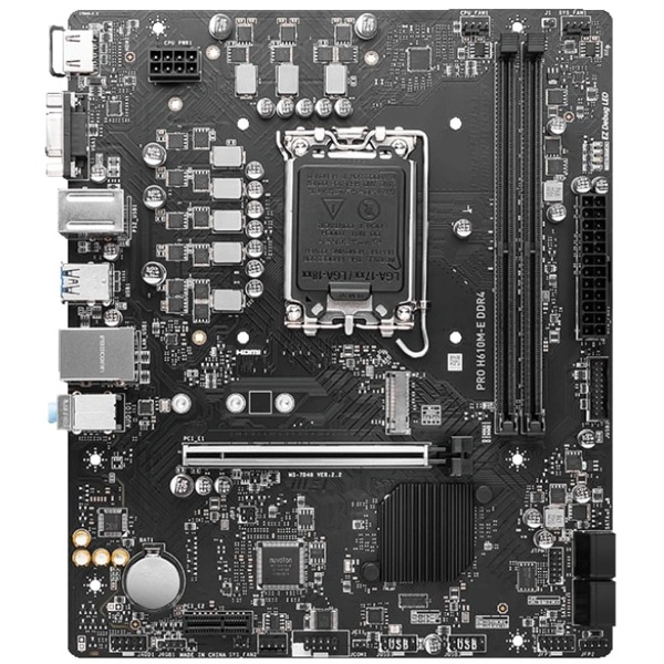 დედა დაფა MSI 911-7D48-062 PRO H610M-E DDR4, LGA1700, DDR4, 64GB