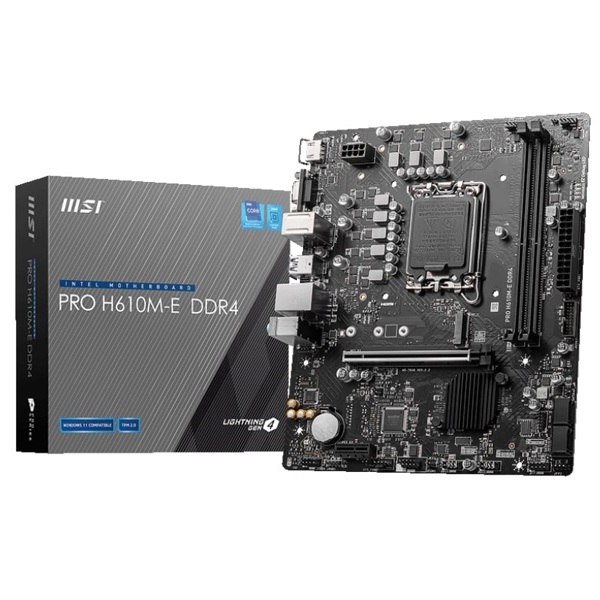 დედა დაფა MSI 911-7D48-062 PRO H610M-E DDR4, LGA1700, DDR4, 64GB