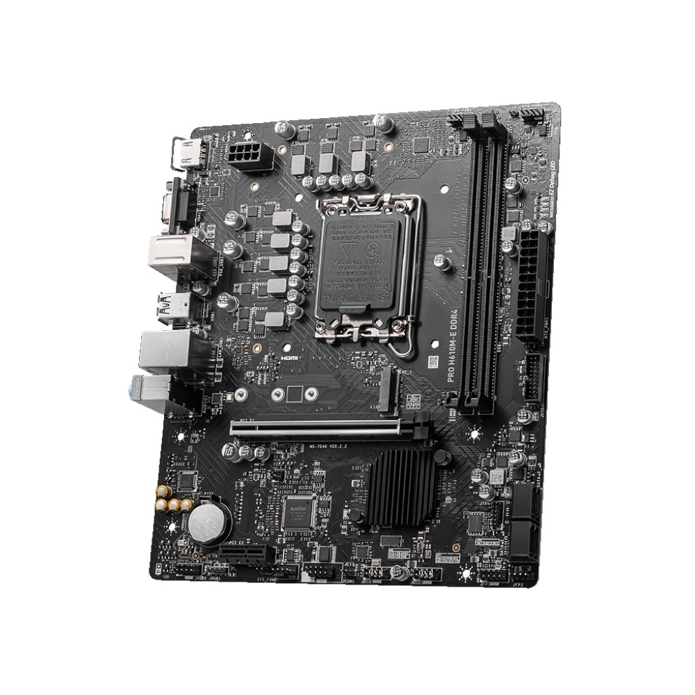 Motherboard MSI 911-7D48-062 PRO H610M-E DDR4, LGA1700, DDR4, 64GB