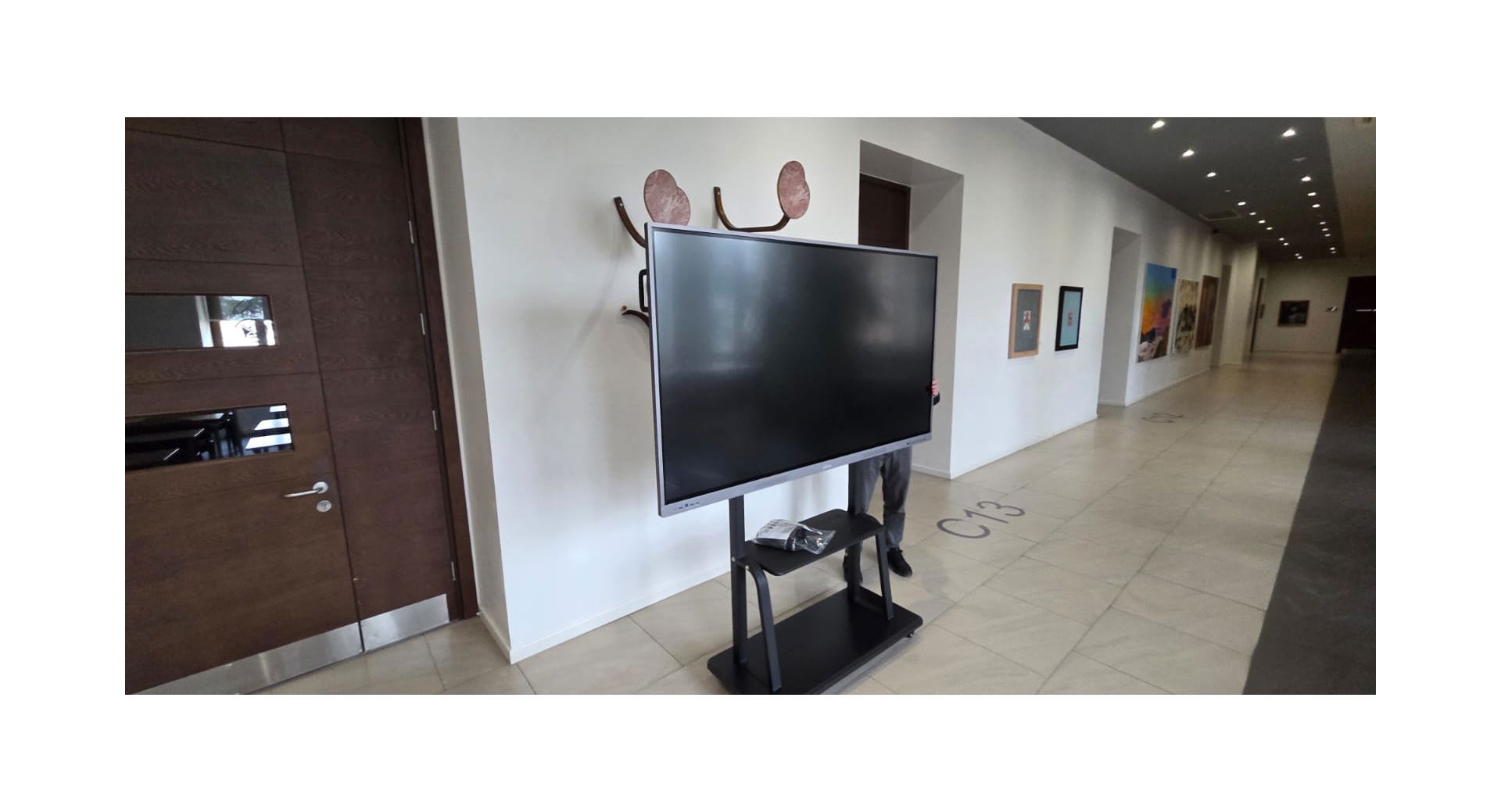 CAUCASUS UNIVERSITY - Installation and training for 30 interactive display and 30 stand