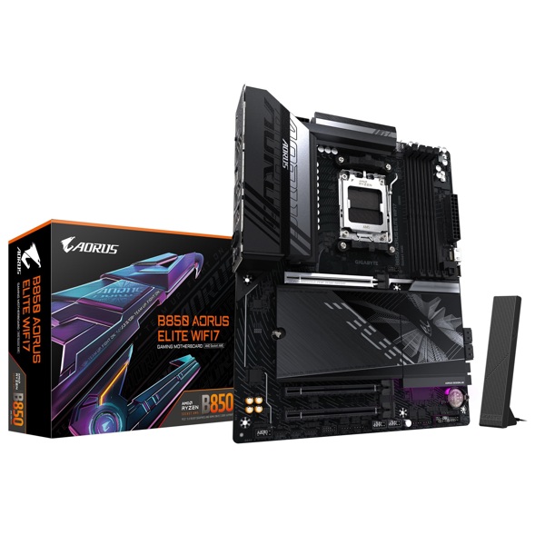 დედა დაფა Gigabyte B850_A_ELITE_WF7, AM5, DDR5, 256GB