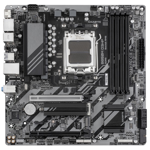 დედა დაფა Gigabyte B850M_D3HP, AM5, DDR5, 256GB