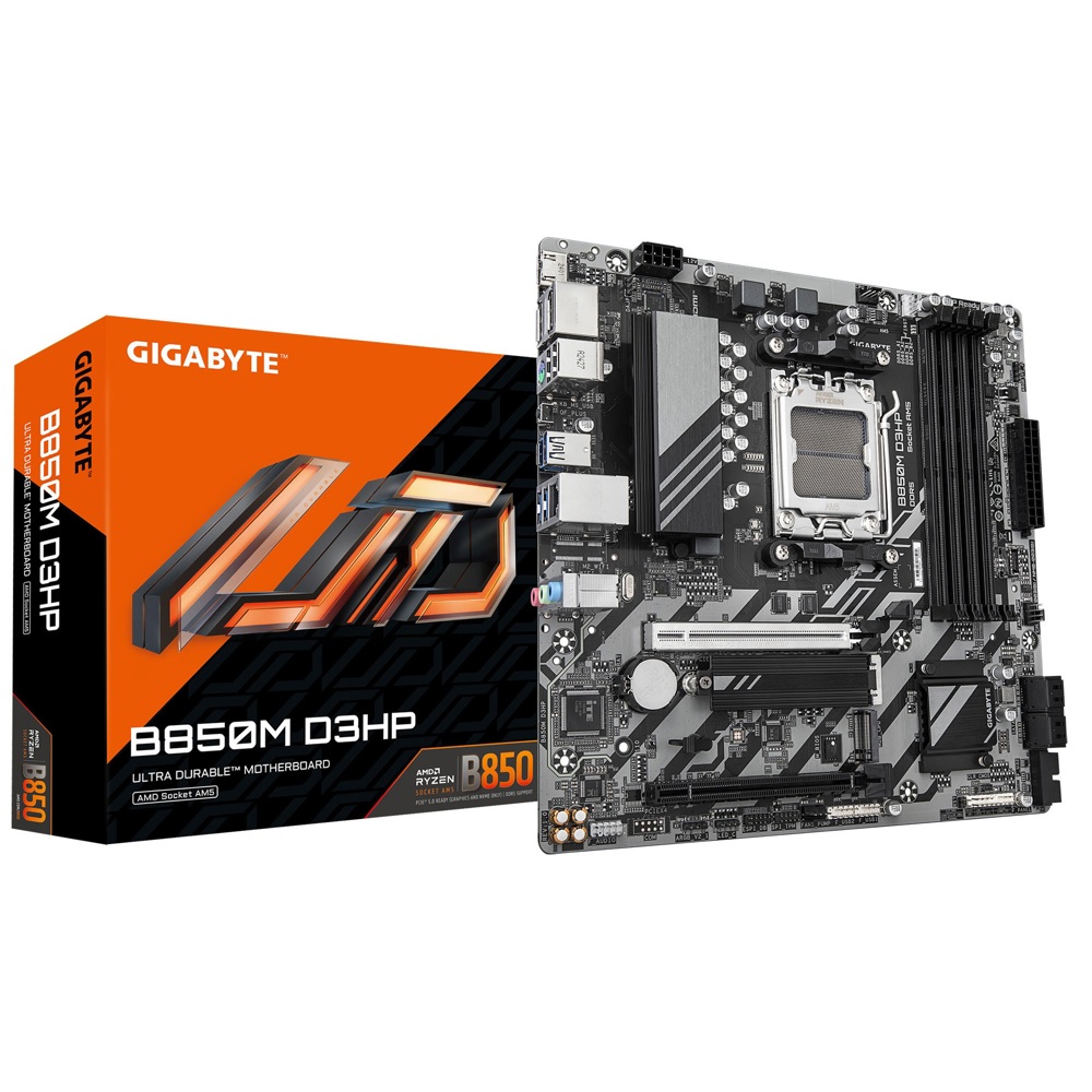 დედა დაფა Gigabyte B850M_D3HP, AM5, DDR5, 256GB