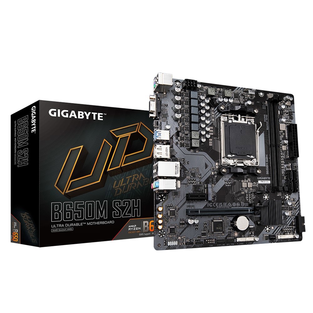 Motherboard Gigabyte B650M_S2H, AM5, DDR5, 96GB