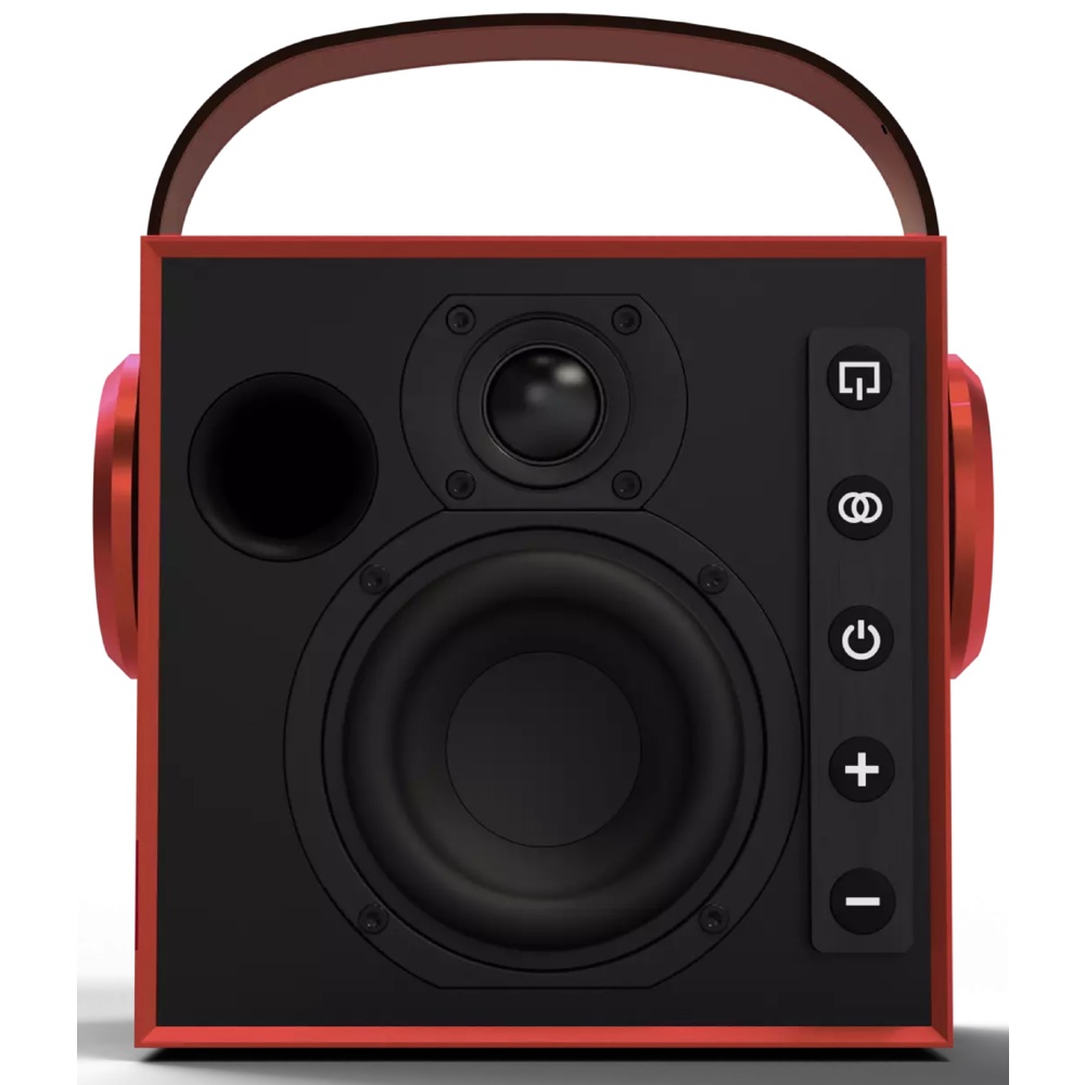 Speaker Morel Biggie, 60W, Bluetooth, 3.5mm, Ruby Red
