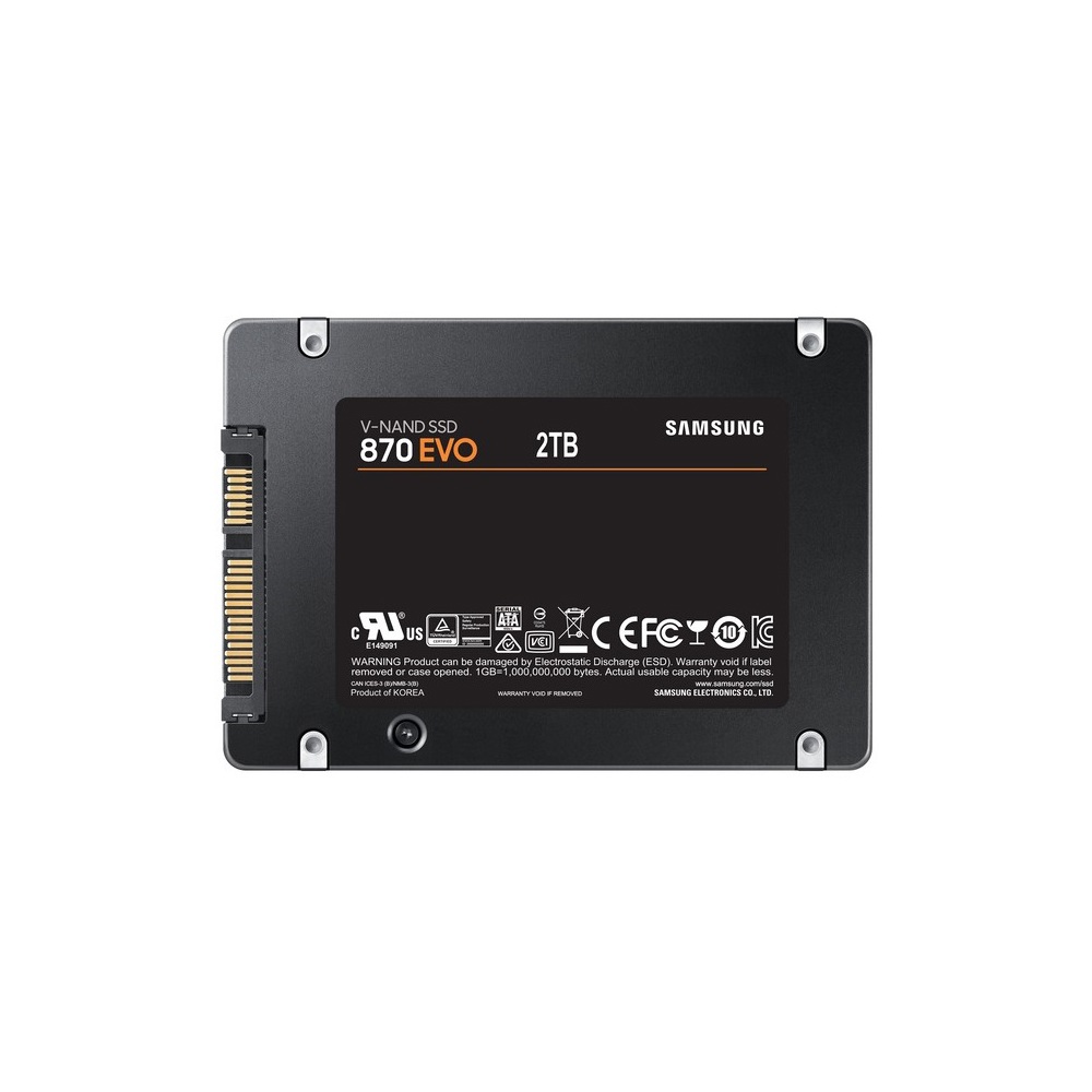 მყარი დისკი Samsung  MZ-77E2T0B/EU 870 EVO, 2TB, 2.5", Internal Hard Drive