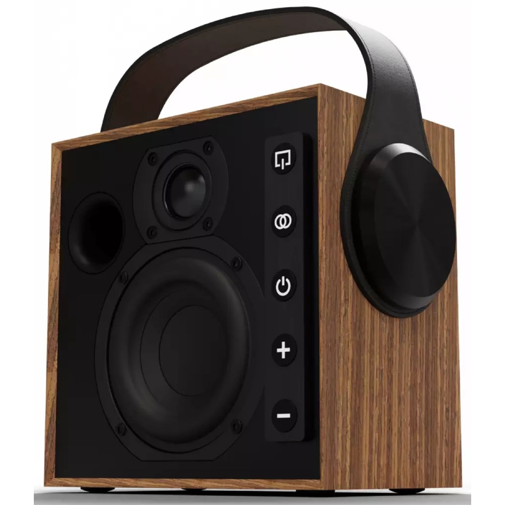 დინამიკი Morel Biggie, 60W, Bluetooth, 3.5mm, Speaker, Oak Wood