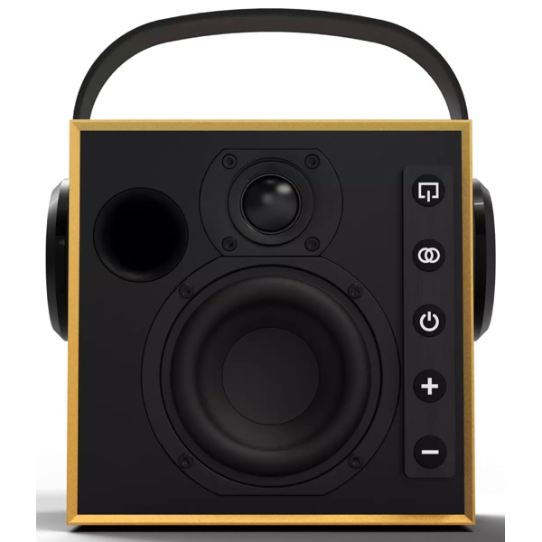 Speaker Morel Biggie, 60W, Bluetooth, 3.5mm, Golden Glow