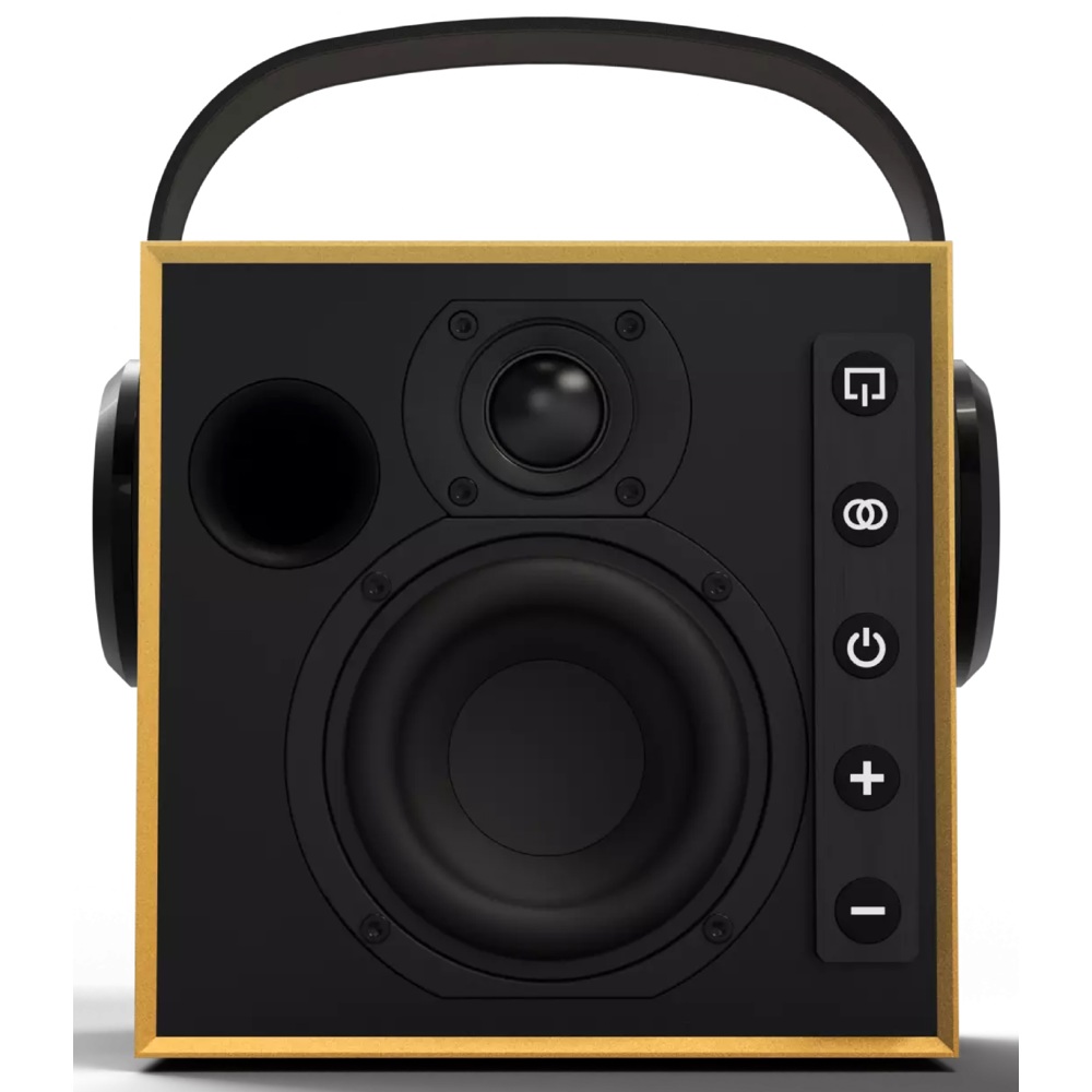 დინამიკი Morel Biggie, 60W, Bluetooth, 3.5mm, Speaker, Golden Glow