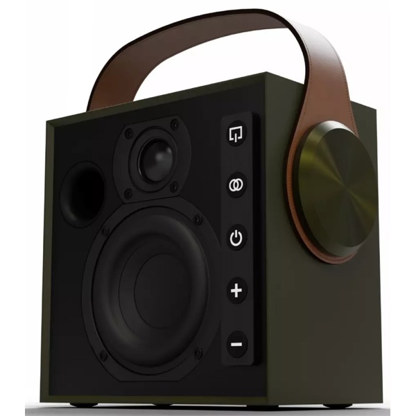 Speaker Morel Biggie, 60W, Bluetooth, 3.5mm, Olive Green