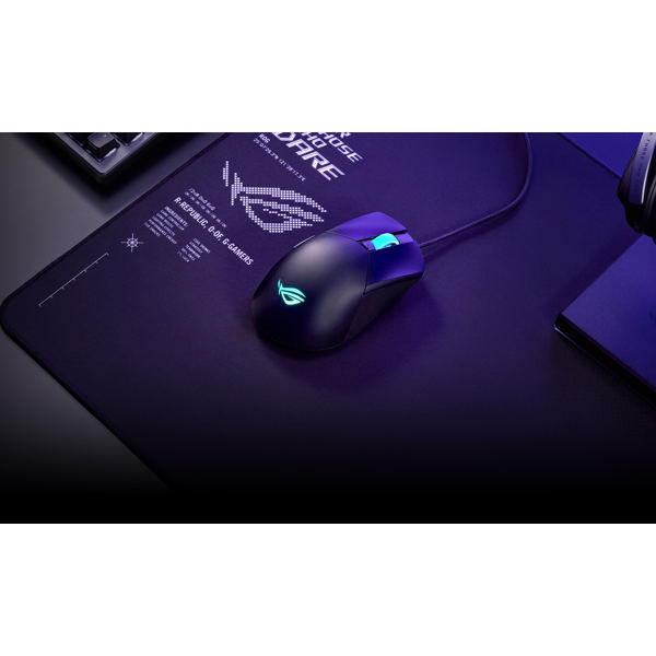 მაუსი Asus 90MP04E0-BMUA00 ROG Gladius III Core, Wired, USB, Gaming Mouse, Black