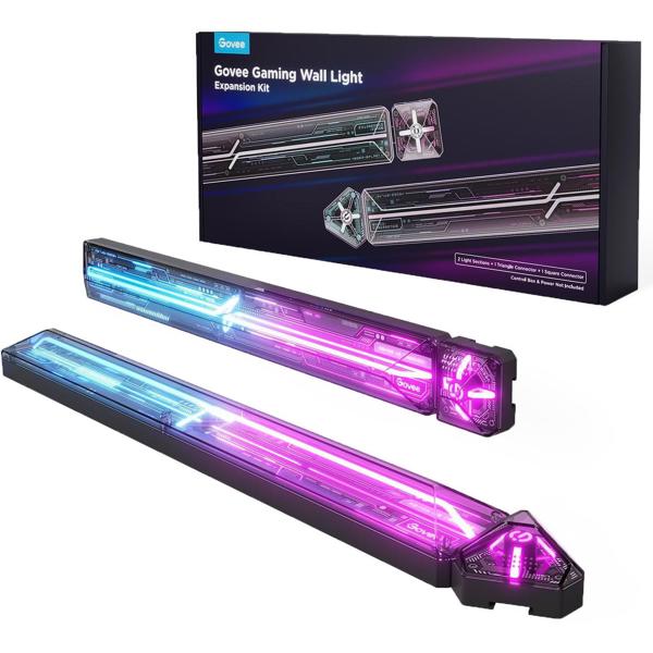 Gaming Wall light Expansion Kit Govee H10630A5, WiFi, Bluetooth, Black