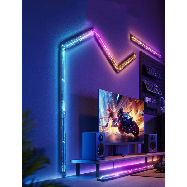 Gaming Wall light Expansion Kit Govee H10630A5, WiFi, Bluetooth, Black