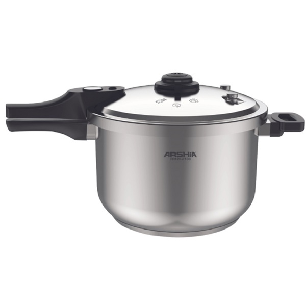 ელექტრო ქვაბი Arshia PR128-3138, 6.2L, Pressure Cooker, Silver