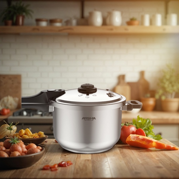 ელექტრო ქვაბი Arshia PR128-3138, 6.2L, Pressure Cooker, Silver