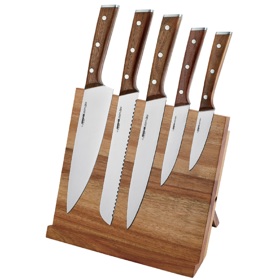 დანების ნაკრები Arshia KS110-3191, 6Pcs, Knife Set, Brown
