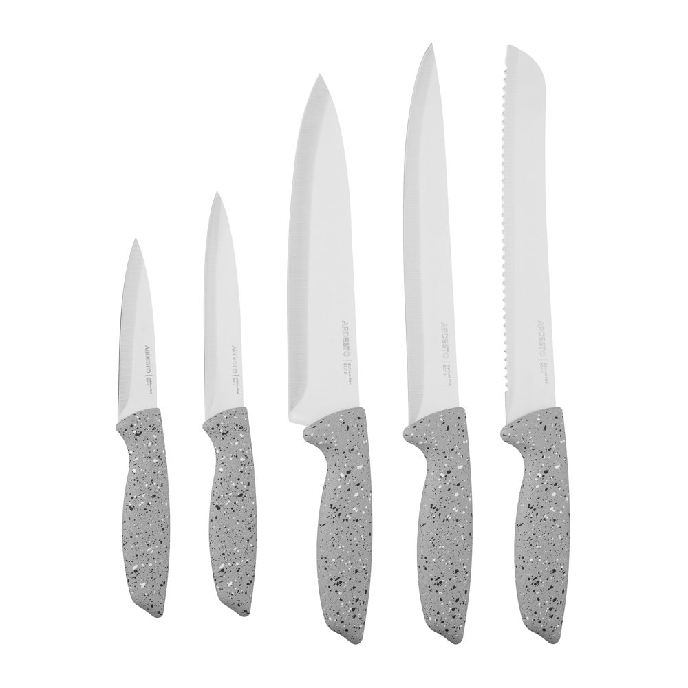 Knives Set Ardesto AR2106GR Gemini, 6pcs, Grey