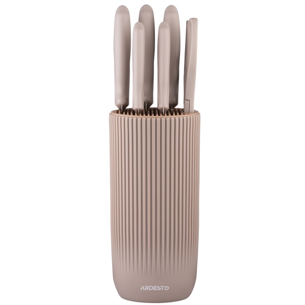 დანების ნაკრები Ardesto AR2107KH Gemini, 7pcs, Knives Set, Beige