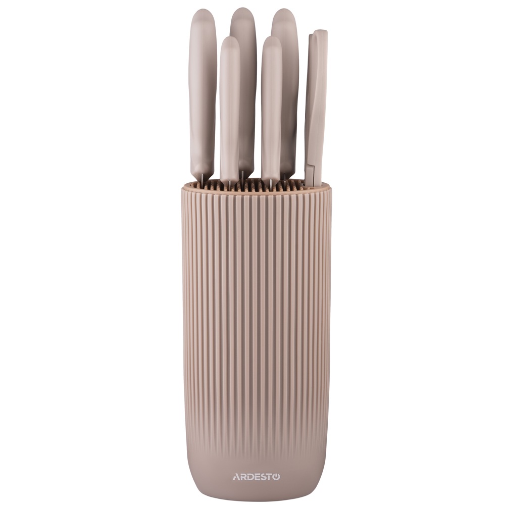 დანების ნაკრები Ardesto AR2107KH Gemini, 7pcs, Knives Set, Beige