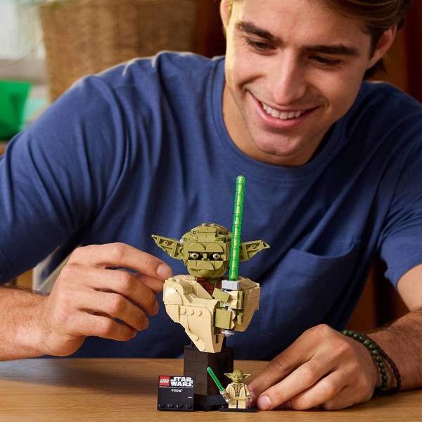 Prefabricated Construction Lego 75438 Star Wars, Yoda Bust