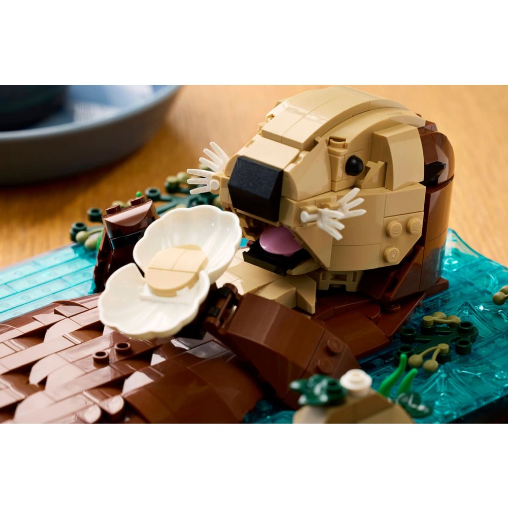 ასაწყობი კონსტრუქცია Lego 21366 Ideas Floating Sea Otters, Prefabricated Construction