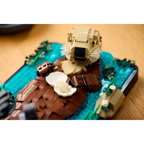 Prefabricated Construction Lego 21366 Ideas Floating Sea Otters