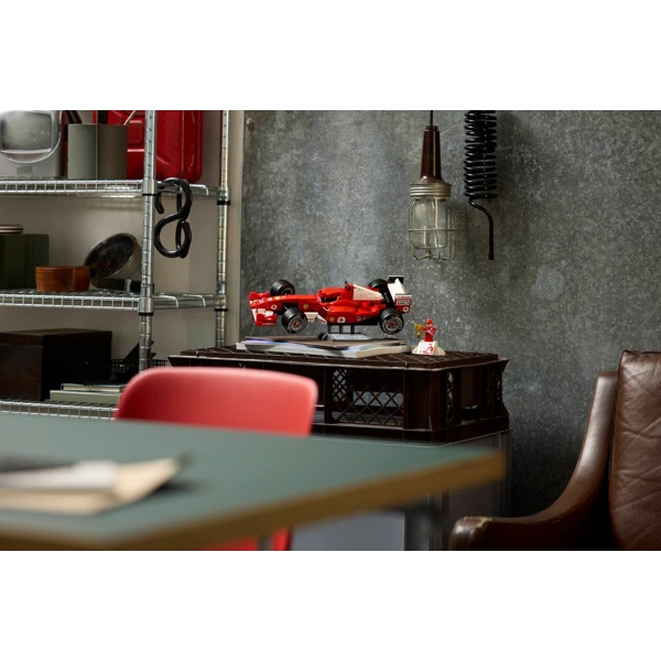 Prefabricated Construction Lego 11375 Icons, Ferrari F2004 & Michael Schumacher