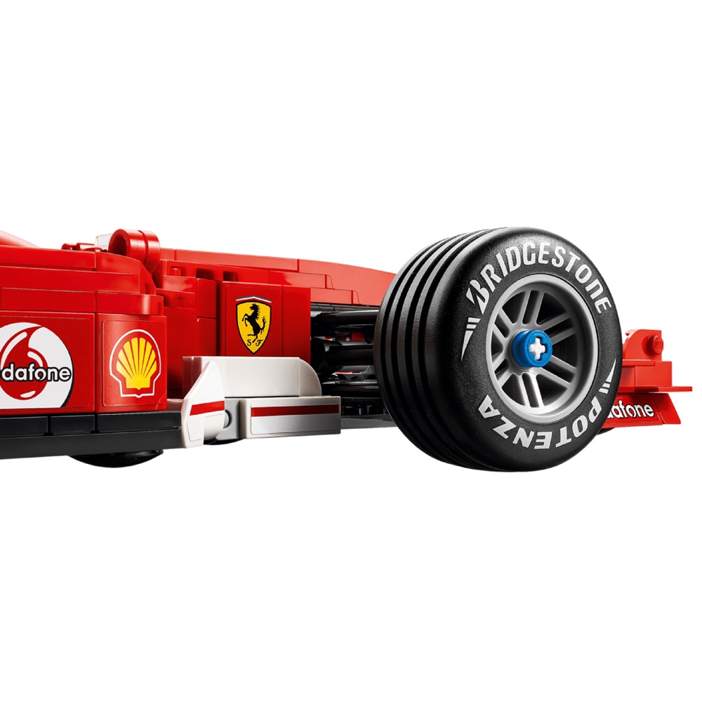 Prefabricated Construction Lego 11375 Icons, Ferrari F2004 & Michael Schumacher