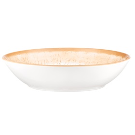 Soup Plate Ardesto AR2920SBG Siena, 20cm, White/Yellow