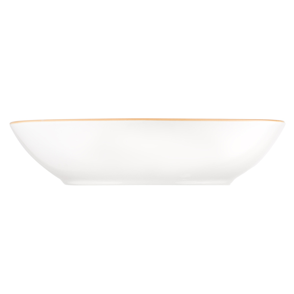 Soup Plate Ardesto AR2920SBG Siena, 20cm, White/Yellow