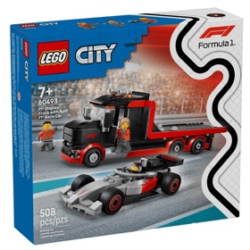 Prefabricated Construction Lego 60493 City, F1 Display Truck with Audi F1 Race Car