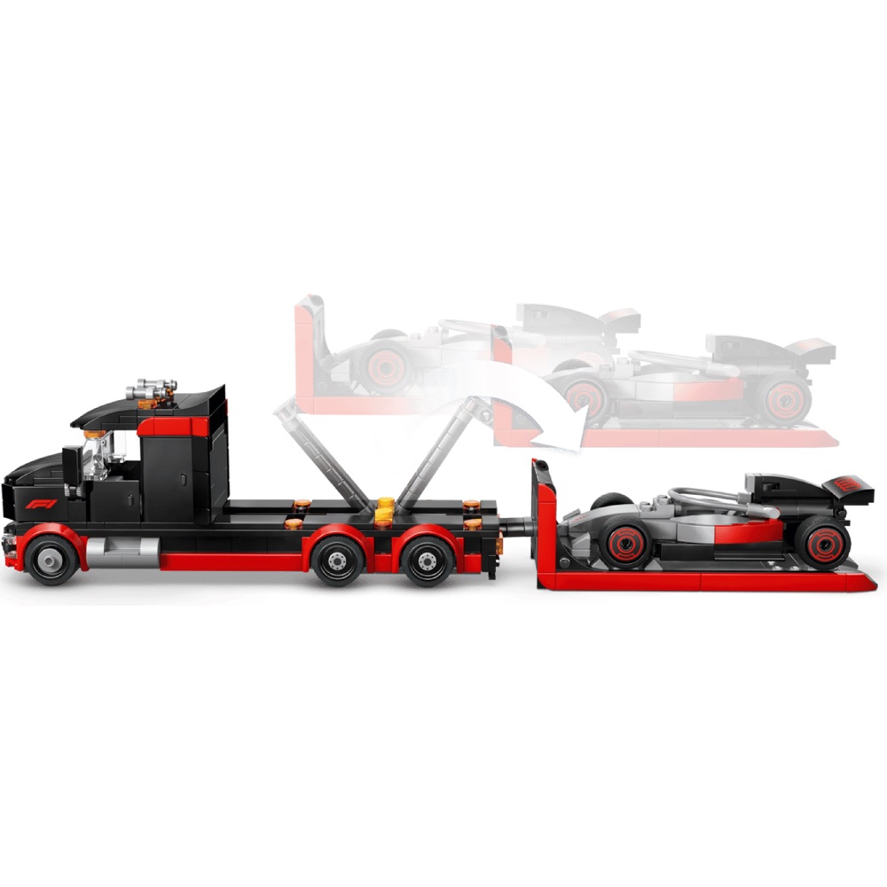 Prefabricated Construction Lego 60493 City, F1 Display Truck with Audi F1 Race Car