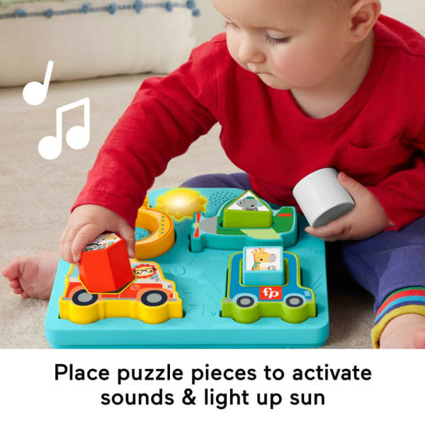სათამაშო ფიგურები Mattel HRP31, Shapes & Sound Vehicle Music