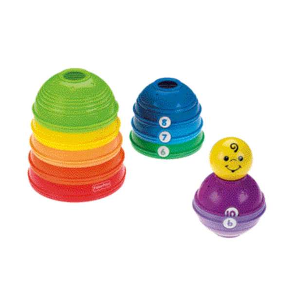 სათამაშო ფიგურები Mattel W4472, Stack & Roll Cups