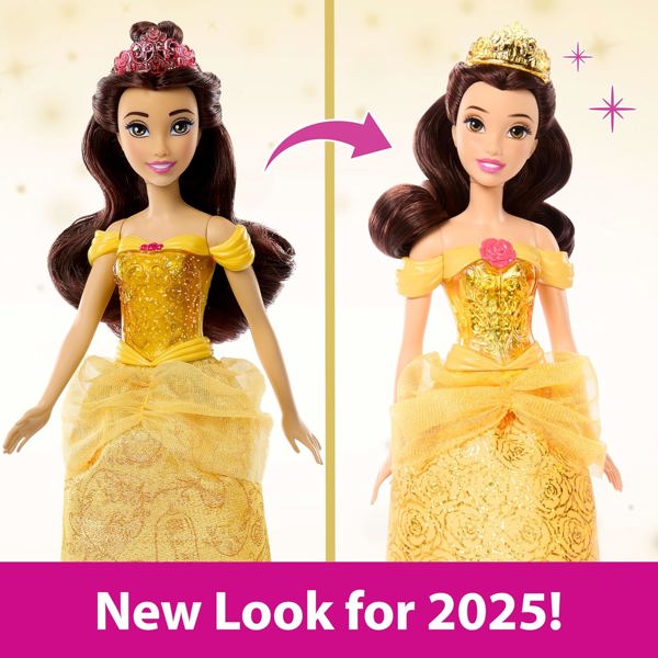 თოჯინა Mattel HLW11, Disney Princess Fashion Core Doll - Belle