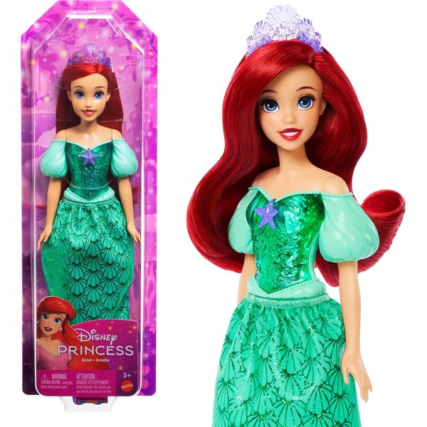 თოჯინა Mattel HLW10, Disney Princess Fashion Core Doll - Ariel