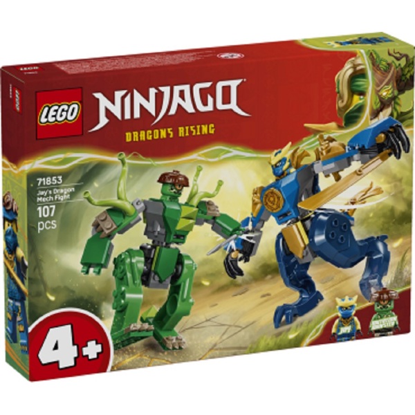 Prefabricated Construction Lego 71853 Ninjago Jay's Dragon Mech Fight