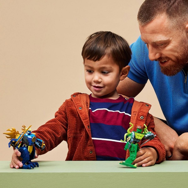 Prefabricated Construction Lego 71853 Ninjago Jay's Dragon Mech Fight