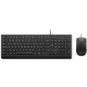 Keyboard and Mouse Combo Lenovo 4X31R64400 Essential, Wired, USB, Black