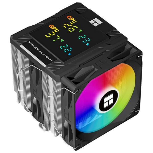 Cooler Thermalright TR-PA-120-DIG-B-ARGB, 120mm, 1500RPM, Black