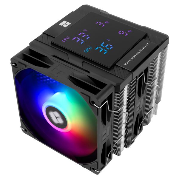 Cooler Thermalright TR-PA-120-DIG-B-ARGB, 120mm, 1500RPM, Black