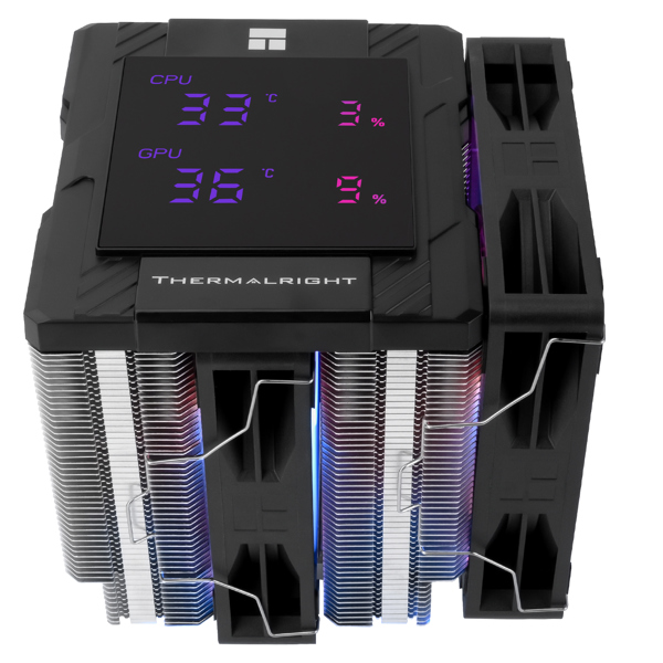 Cooler Thermalright TR-PA-120-DIG-B-ARGB, 120mm, 1500RPM, Black